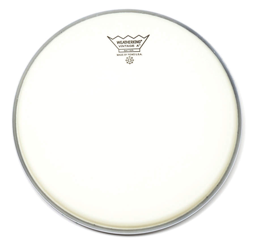 Vintage A heads are suitable for snare and tom use and are available in 10